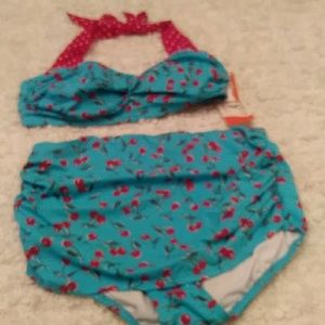 Retro 2peice swimsuit